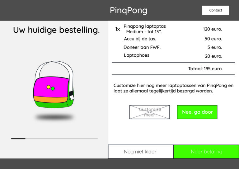 HCI Case tassen design hoeveelheid bestellen